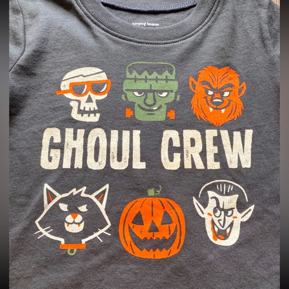 Jumping Beans “Ghoul Crew” Halloween Shirt- New!